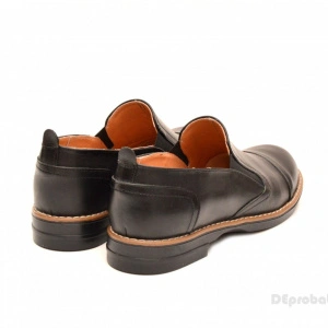 Pantofi dama negri casual-eleganti din piele naturala