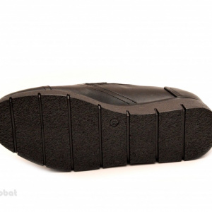 Pantofi dama negri sport-casual din piele naturala cu elastic