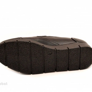 Pantofi dama negri sport-casual din piele naturala cu elastic