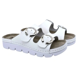 Papuci Dr Feet 9002 alb - dama