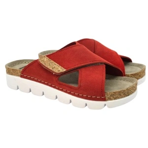 Papuci Dr Feet 9019 rosu - dama
