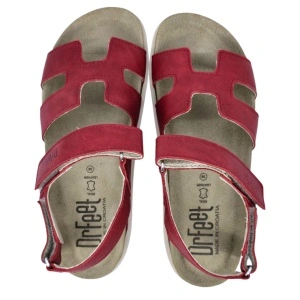 Sandale Dr Feet 16015 rosu - dama