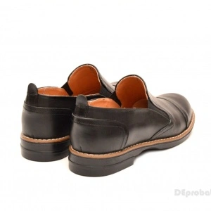 Pantofi dama negri casual-eleganti din piele naturala