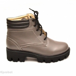 Bocanci dama piele naturala Gri sport-casual