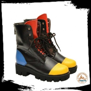 Bocanci dama piele naturala sport-casual cod BOC14RAINBOW - Editie limitata