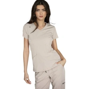 Costum medical Justina dama - bej pudra