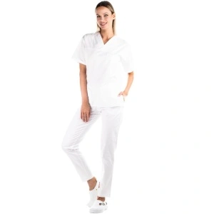 Costum medical PREMIUM unisex - alb