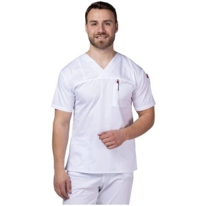 Costum medical PREMIUM unisex - alb