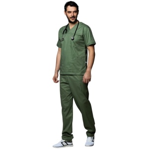 Costum medical PREMIUM unisex - verde khaki