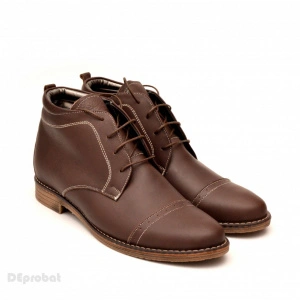 Ghete barbati piele naturala Maro casual-elegante cu siret