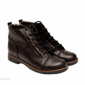 Ghete dama piele naturala eleganta negre casual-elegante cod G44