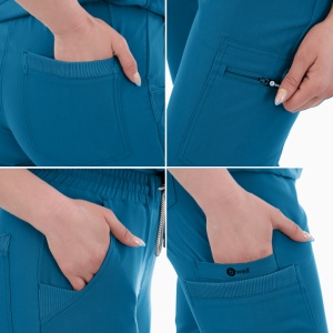 Pantaloni tip jogger caribbean blue - Ricci