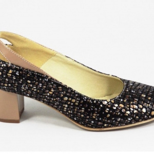 Pantofi dama eleganti din piele naturala cod P319 - Img 3