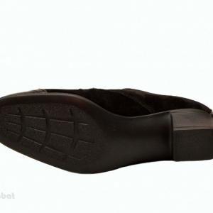 Pantofi dama eleganti negri din piele naturala cu toc 4 cm