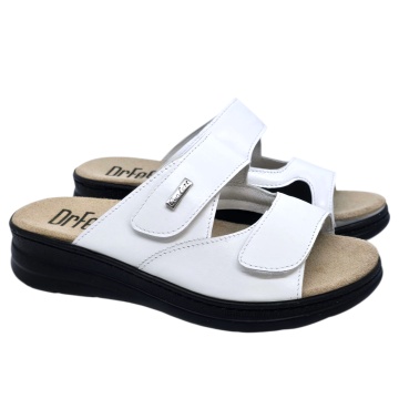 Papuci Dr Feet 5012 alb - dama - cu taloneta detasabila