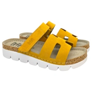 Papuci Dr Feet 9018 galben mustar - dama
