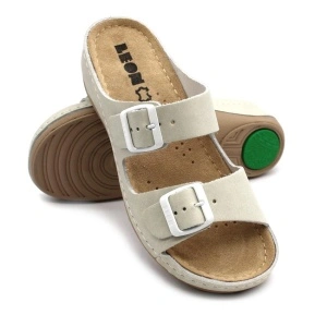 Saboti medicali Leon 908 alb ivory - dama