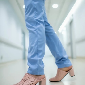 Saboti roz dama eleganti din piele naturala cod SB301ROZ- Editie de LUX