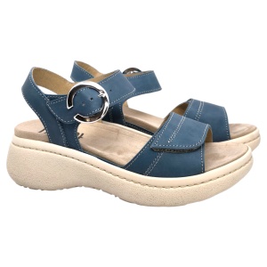 Sandale Dr Feet 18004 albastru - dama