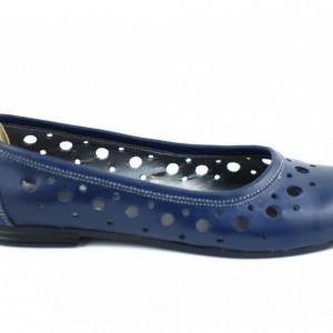 Balerini dama din piele naturala multicolor