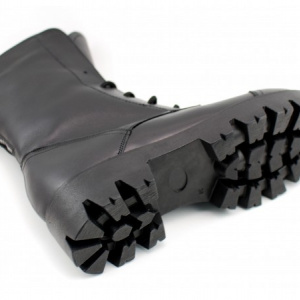 Bocanci negri dama piele naturala sport-casual