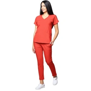 Costum medical Ambra dama - coral