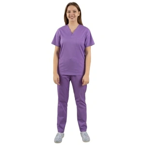 Costum medical lila - unisex STRECH