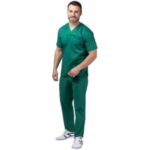 Costum medical PREMIUM unisex - verde forest