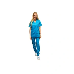 Costum medical turcoaz - unisex STRECH