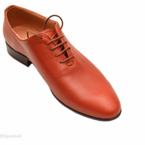 Pantofi barbati piele naturala maro deschis casual-eleganti