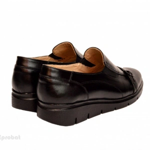Pantofi dama negri casual-eleganti din piele naturala