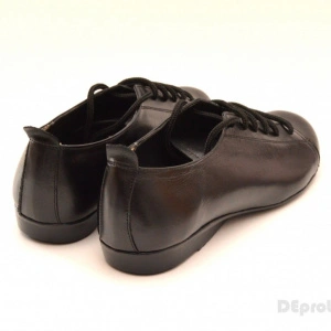 Pantofi dama negri casual-office din piele naturala