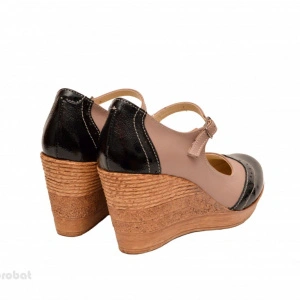 Pantofi dama piele naturala cu platforma