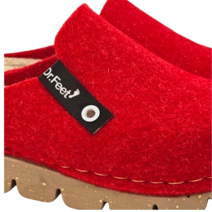 Papuci de casa Dr Feet 1107 rosu