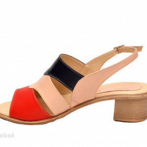 Sandale dama din piele naturala toc 5 cm cod