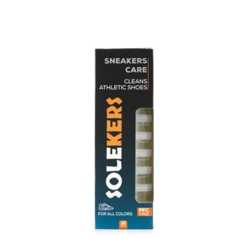 Set 10 servetele curatare incaltaminte, ambalate individual, Solekers