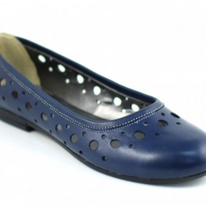 Balerini dama din piele naturala multicolor