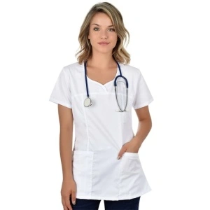 Bluza medicala alba Ines