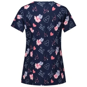 Bluza medicala albastru - Heroes