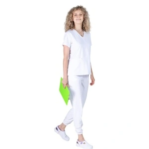 Costum medical Eva dama - alb