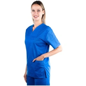 Costum medical PREMIUM unisex - albastru marin