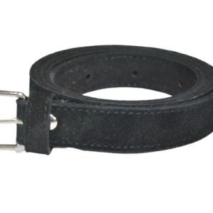 Curea piele naturala intoarsa neagra 2,2cm - Curea dama piele naturala CD17
