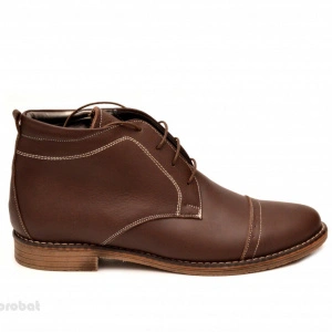 Ghete barbati piele naturala Maro casual-elegante cu siret