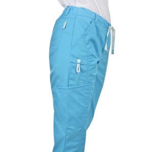 Pantaloni Dante turcoaz de dama