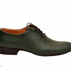 Pantofi barbatesti verzi piele naturala casual-eleganti