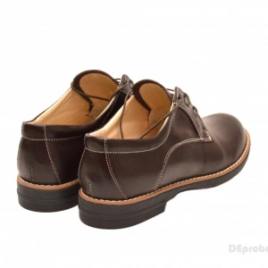 Pantofi dama maro casual-eleganti din piele naturala 