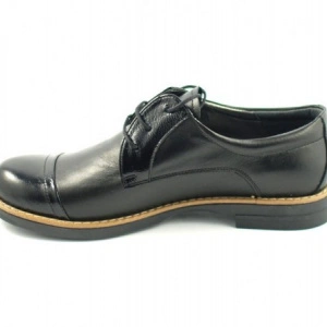 Pantofi dama negri casual-eleganti din piele naturala