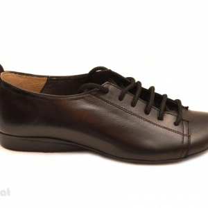 Pantofi dama negri casual-office din piele naturala