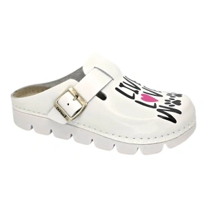 Saboti medicali Dr Feet 1100 alb - Live Love Woof - dama