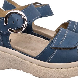 Sandale Dr Feet 18004 albastru - dama